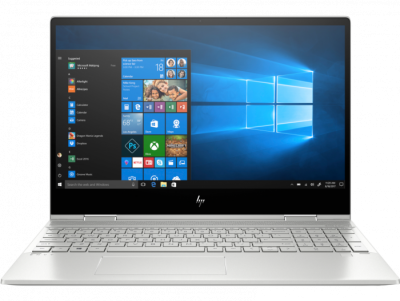 HP Envy x360 15 DR100 Comet Lake - 10th Gen Core i7 QuadCore 16GB 512GB SSD 4-GB NVIDIA GeForce MX250 15.6" Full HD IPS x360 MicroEdge Convertible Touchscreen LED Backlit KB W10 B&O Play (Natural Silver, HP Active Pen Included)