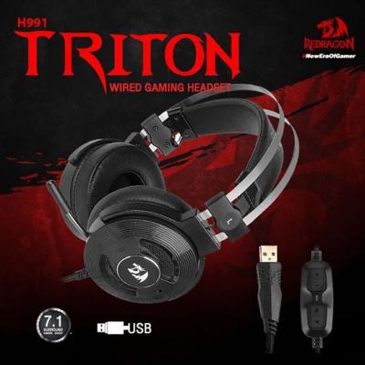 Redragon H991 Triton Wired Active Noise Cancelling Gaming Headset