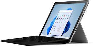 Microsoft - Surface Pro 7+ 12.3” Touch Screen – Intel Core i5 – 8GB Memory – 128GB SSD with Black Type Cover (Latest Model) - Platinum Model:282-00001